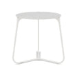 Manutti Mood Coffee table - Table basse ronde Ø 42cm h:45cm Plateau Céramique ou HPL White SF08 Ceramic Perla 12mm 5K66 