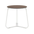 Manutti Mood Coffee table - Table basse ronde Ø 42cm h:45cm Plateau Céramique ou HPL White SF08 Ceramic Quartz 6mm 6K64 