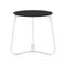 Manutti Mood Coffee table - Table basse ronde Ø 42cm h:45cm Plateau Céramique ou HPL White SF08 Trespa Black 2T92 