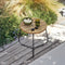 Manutti Mood Coffee table - Table basse ronde Ø 42cm h:45cm Plateau Teck 