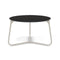 Manutti Mood Coffee table - Table basse ronde Ø 60cm h:38cm Plateau Céramique ou HPL Flint SF13 Ceramic Basalt Black 12mm 5K67 