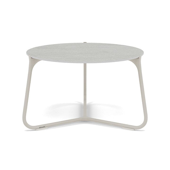 Manutti Mood Coffee table - Table basse ronde Ø 60cm h:38cm Plateau Céramique ou HPL Flint SF13 Ceramic Concrete 12mm 5K68 