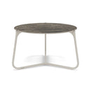 Manutti Mood Coffee table - Table basse ronde Ø 60cm h:38cm Plateau Céramique ou HPL Flint SF13 Ceramic Emperador 12mm 5K69 