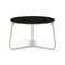 Manutti Mood Coffee table - Table basse ronde Ø 60cm h:38cm Plateau Céramique ou HPL Flint SF13 Ceramic Marble Black 12mm 5K59 