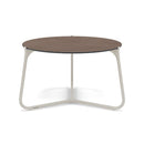 Manutti Mood Coffee table - Table basse ronde Ø 60cm h:38cm Plateau Céramique ou HPL Flint SF13 Ceramic Quartz 6mm 6K64 
