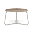 Manutti Mood Coffee table - Table basse ronde Ø 60cm h:38cm Plateau Céramique ou HPL Flint SF13 Ceramic Travertin 12mm 5K54 