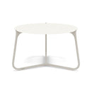 Manutti Mood Coffee table - Table basse ronde Ø 60cm h:38cm Plateau Céramique ou HPL Flint SF13 Ceramic White 6mm 6K60 