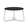 Manutti Mood Coffee table - Table basse ronde Ø 60cm h:38cm Plateau Céramique ou HPL Flint SF13 Trespa Black 2T92 