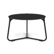 Manutti Mood Coffee table - Table basse ronde Ø 60cm h:38cm Plateau Céramique ou HPL Lava SF10 Ceramic Basalt Black 12mm 5K67 