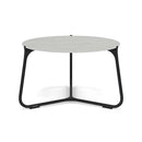 Manutti Mood Coffee table - Table basse ronde Ø 60cm h:38cm Plateau Céramique ou HPL Lava SF10 Ceramic Concrete 12mm 5K68 