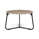 Manutti Mood Coffee table - Table basse ronde Ø 60cm h:38cm Plateau Céramique ou HPL Lava SF10 Ceramic Travertin 12mm 5K54 