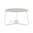 Manutti Mood Coffee table - Table basse ronde Ø 60cm h:38cm Plateau Céramique ou HPL White SF08 Ceramic Concrete 12mm 5K68 
