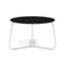 Manutti Mood Coffee table - Table basse ronde Ø 60cm h:38cm Plateau Céramique ou HPL White SF08 Ceramic Marble Black 12mm 5K59 