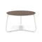 Manutti Mood Coffee table - Table basse ronde Ø 60cm h:38cm Plateau Céramique ou HPL White SF08 Ceramic Quartz 6mm 6K64 