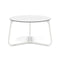 Manutti Mood Coffee table - Table basse ronde Ø 60cm h:38cm Plateau Céramique ou HPL White SF08 Trespa White 2T90 