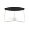 Manutti Mood Coffee table - Table basse ronde Ø 60cm h:38cm Plateau Teck White SF08 Teak Scuro 2H37 