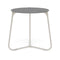 Manutti Mood Coffee table - Table basse ronde Ø 60cm h:56cm Plateau Céramique ou HPL Flint SF13 Ceramic Basalt Grey 6mm 6K70 