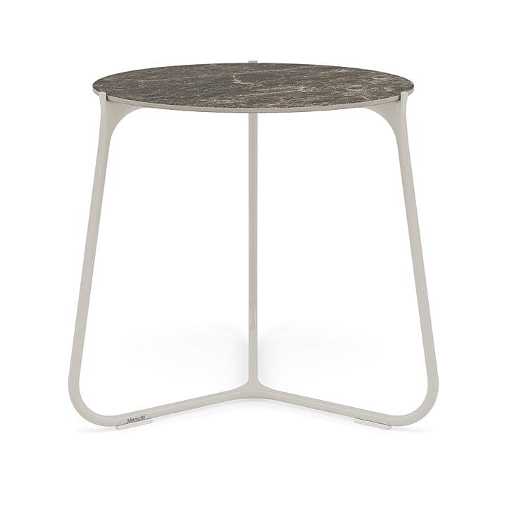 Manutti Mood Coffee table - Table basse ronde Ø 60cm h:56cm Plateau Céramique ou HPL Flint SF13 Ceramic Emperador 12mm 5K69 