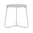 Manutti Mood Coffee table - Table basse ronde Ø 60cm h:56cm Plateau Céramique ou HPL Flint SF13 Ceramic Fossil 12mm 5K53 