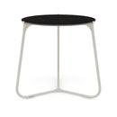 Manutti Mood Coffee table - Table basse ronde Ø 60cm h:56cm Plateau Céramique ou HPL Flint SF13 Ceramic Marble Black 12mm 5K59 