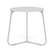 Manutti Mood Coffee table - Table basse ronde Ø 60cm h:56cm Plateau Céramique ou HPL Flint SF13 Ceramic Perla 12mm 5K66 