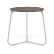 Manutti Mood Coffee table - Table basse ronde Ø 60cm h:56cm Plateau Céramique ou HPL Flint SF13 Ceramic Quartz 6mm 6K64 