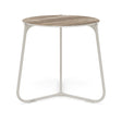 Manutti Mood Coffee table - Table basse ronde Ø 60cm h:56cm Plateau Céramique ou HPL Flint SF13 Ceramic Travertin 12mm 5K54 
