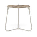 Manutti Mood Coffee table - Table basse ronde Ø 60cm h:56cm Plateau Céramique ou HPL Flint SF13 Ceramic Travertin 12mm 5K54 