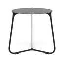Manutti Mood Coffee table - Table basse ronde Ø 60cm h:56cm Plateau Céramique ou HPL Lava SF10 Ceramic Basalt Grey 6mm 6K70 