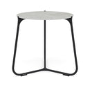 Manutti Mood Coffee table - Table basse ronde Ø 60cm h:56cm Plateau Céramique ou HPL Lava SF10 Ceramic Concrete 12mm 5K68 