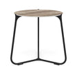 Manutti Mood Coffee table - Table basse ronde Ø 60cm h:56cm Plateau Céramique ou HPL Lava SF10 Ceramic Travertin 12mm 5K54 