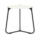 Manutti Mood Coffee table - Table basse ronde Ø 60cm h:56cm Plateau Céramique ou HPL Lava SF10 Ceramic White 6mm 6K60 