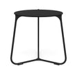 Manutti Mood Coffee table - Table basse ronde Ø 60cm h:56cm Plateau Céramique ou HPL Lava SF10 Trespa Black 2T92 