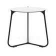 Manutti Mood Coffee table - Table basse ronde Ø 60cm h:56cm Plateau Céramique ou HPL Lava SF10 Trespa White 2T90 