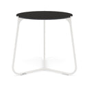 Manutti Mood Coffee table - Table basse ronde Ø 60cm h:56cm Plateau Céramique ou HPL White SF08 Ceramic Basalt Black 12mm 5K67 