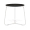 Manutti Mood Coffee table - Table basse ronde Ø 60cm h:56cm Plateau Céramique ou HPL White SF08 Ceramic Basalt Black 12mm 5K67 