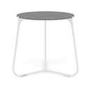 Manutti Mood Coffee table - Table basse ronde Ø 60cm h:56cm Plateau Céramique ou HPL White SF08 Ceramic Basalt Grey 6mm 6K70 