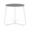 Manutti Mood Coffee table - Table basse ronde Ø 60cm h:56cm Plateau Céramique ou HPL White SF08 Ceramic Basalt Grey 6mm 6K70 