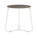 Manutti Mood Coffee table - Table basse ronde Ø 60cm h:56cm Plateau Céramique ou HPL White SF08 Ceramic Emperador 12mm 5K69 