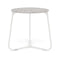 Manutti Mood Coffee table - Table basse ronde Ø 60cm h:56cm Plateau Céramique ou HPL White SF08 Ceramic Fossil 12mm 5K53 