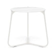 Manutti Mood Coffee table - Table basse ronde Ø 60cm h:56cm Plateau Céramique ou HPL White SF08 Ceramic Marble White 12mm 5K58 