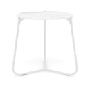 Manutti Mood Coffee table - Table basse ronde Ø 60cm h:56cm Plateau Céramique ou HPL White SF08 Ceramic Marble White 12mm 5K58 