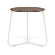 Manutti Mood Coffee table - Table basse ronde Ø 60cm h:56cm Plateau Céramique ou HPL White SF08 Ceramic Quartz 6mm 6K64 