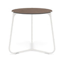 Manutti Mood Coffee table - Table basse ronde Ø 60cm h:56cm Plateau Céramique ou HPL White SF08 Ceramic Quartz 6mm 6K64 