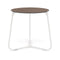 Manutti Mood Coffee table - Table basse ronde Ø 60cm h:56cm Plateau Céramique ou HPL White SF08 Ceramic Quartz 6mm 6K64 