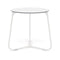 Manutti Mood Coffee table - Table basse ronde Ø 60cm h:56cm Plateau Céramique ou HPL White SF08 Trespa White 2T90 