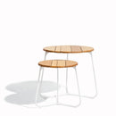 Manutti Mood Coffee table - Table basse ronde Ø 60cm h:56cm Plateau Teck 
