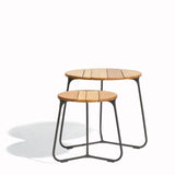 Manutti Mood Coffee table - Table basse ronde Ø 60cm h:56cm Plateau Teck 