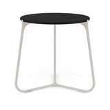 Manutti Mood Coffee table - Table basse ronde Ø 60cm h:56cm Plateau Teck Flint SF13 Teak Scuro 2H37 