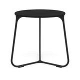 Manutti Mood Coffee table - Table basse ronde Ø 60cm h:56cm Plateau Teck Lava SF10 Teak Scuro 2H37 